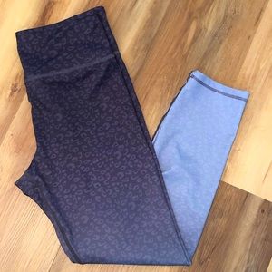 ZYIA Ombré Leopard HiRise Leggings Sz 12